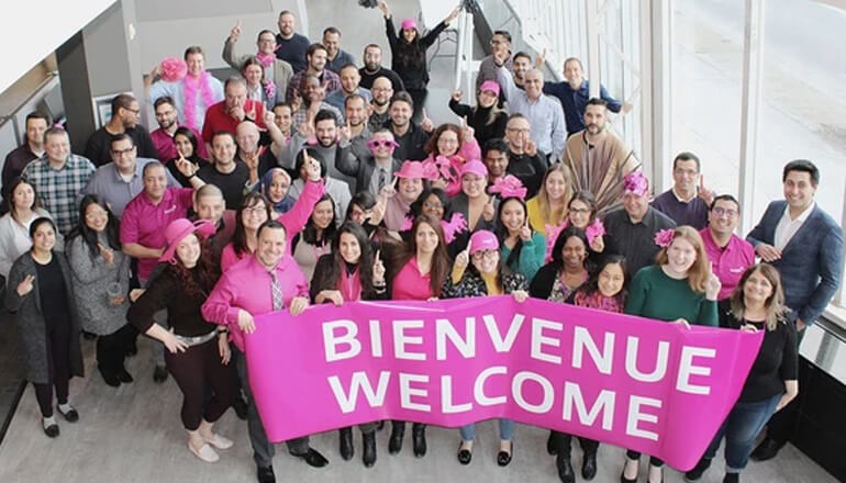 Montreal team celebrates