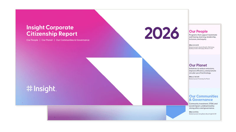 Cover of the 2025 Insight Corporate Citizenship Report