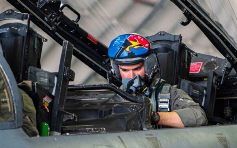 military member in place