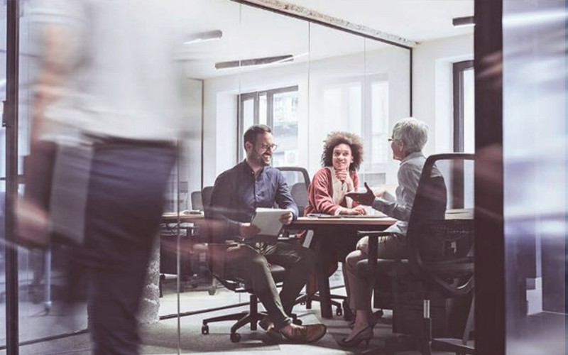 Professionals having a meeting