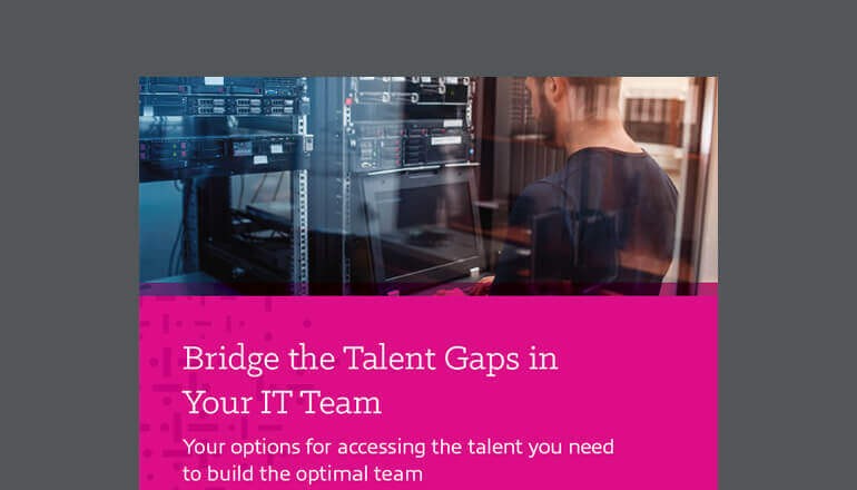 Bridge the Talent Gaps in Your IT Team ebook Cover