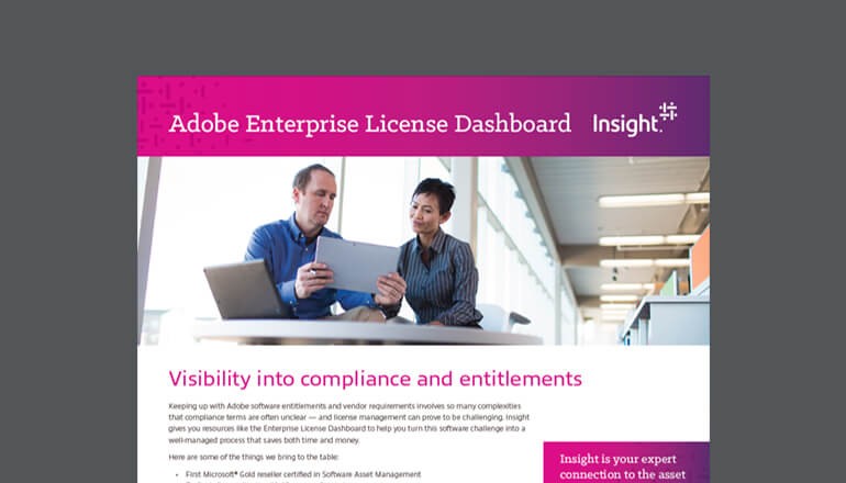 Adobe Enterprise License Dashboard 