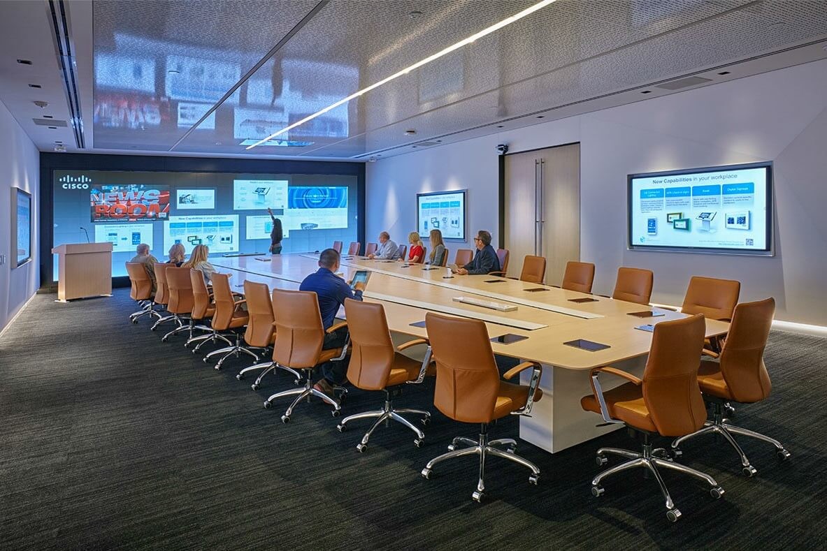 Cisco Building 10 smart boardroom 