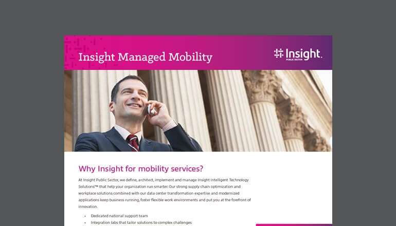 Managed Mobility Services for State & Local Government datasheet thumbnail