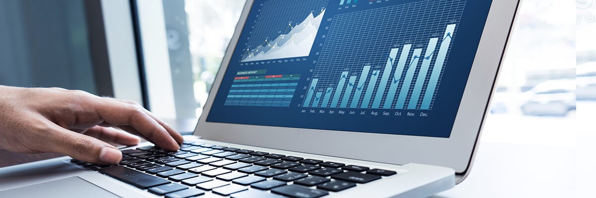 74% of IT leaders said they don’t have a formal SAM function, and 83% don’t view it as a strategic initiative Close up of someone using software displayed on a notebook computer. Software licensing, Software asset Management (SAM), Software consulting