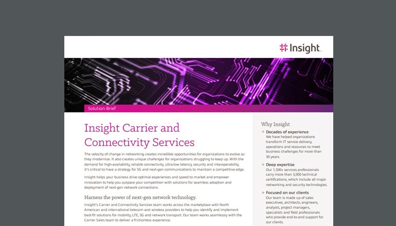 Insight Carrier and Connectivity Services Thumbnail of asset available to download below