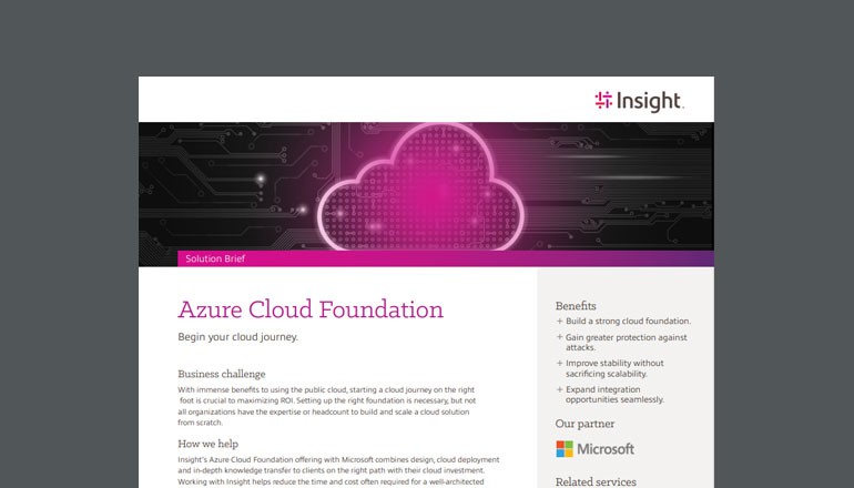 Azure Cloud Foundation Thumbnail of asset available to download below