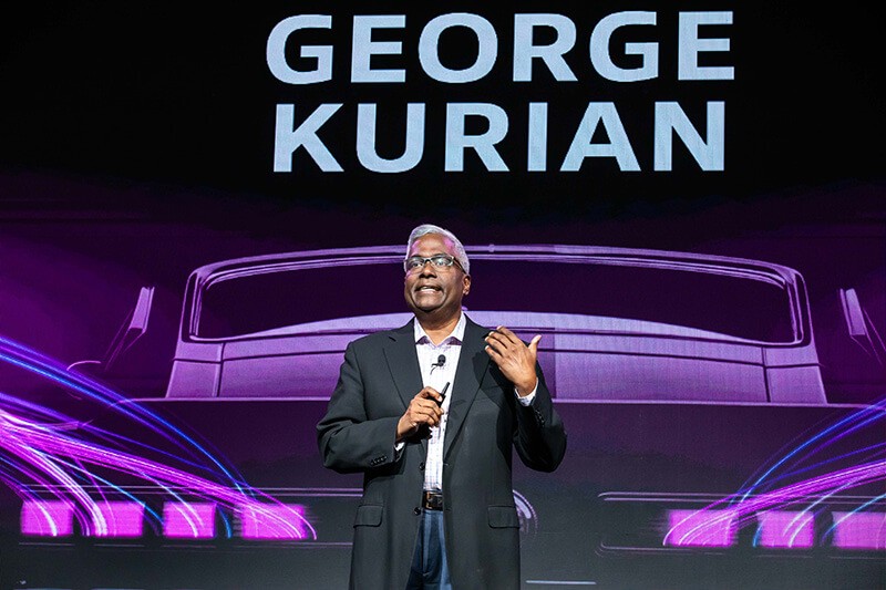 George Kurian speaking at Insight's Mastery event, 2024