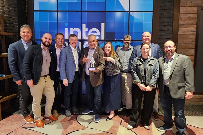 Juan and the Insight team celebrate