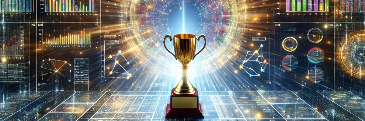 AI generated concept of a brain overlaying a laptop screen.