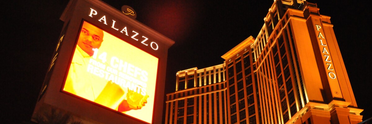 Image of Las Vegas hotel at night