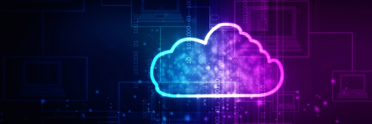 Abtsract image of cloud technology