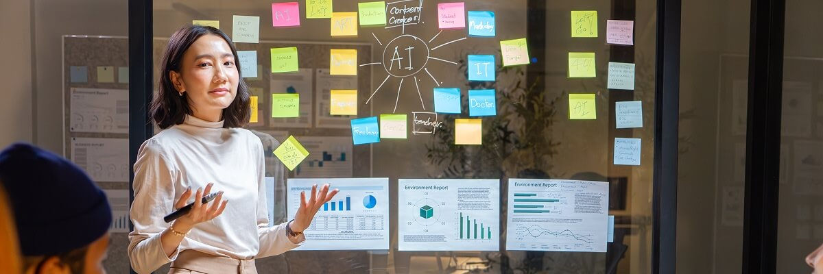 This changes everything: 5 things to know about Google’s new Gemini Enterprise Girl talking about AI