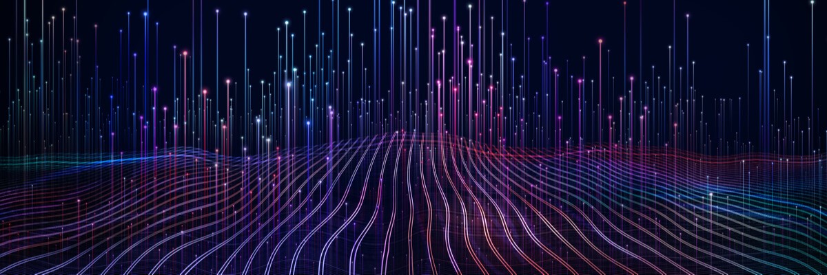 Why is Intelligent Edge a Top IT Trend and Why Now? Abstract technology cover graphic