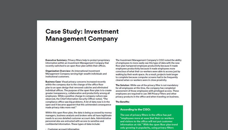 3M Case Study: Investment Management Company thumbnail