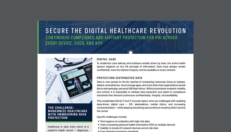 Absolute Secure the Digital Healthcare Revolution thumbnail