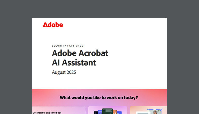 Adobe Acrobat AI Assistant for Enterprise Thumbnail of asset available to download below
