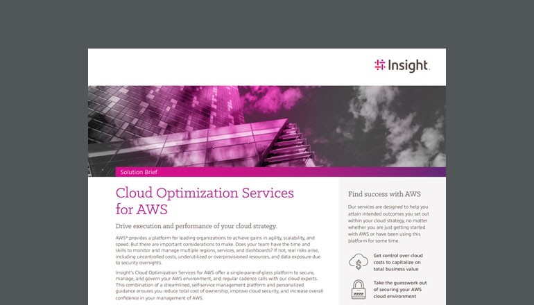 Cloud Optimization Services for AWS Thumbnail of asset available to download below