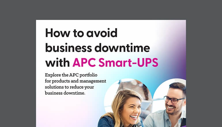 How to Avoid Business Downtime With APC Smart-UPS Thumbnail of asset available to download below