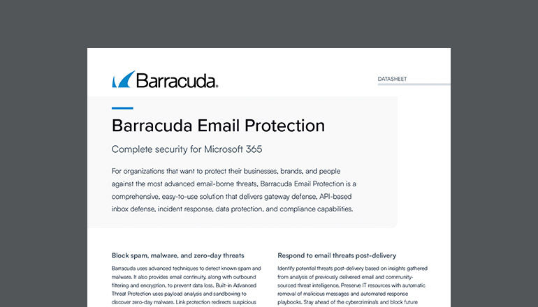 Barracuda Email Protection Thumbnail of asset available to download below