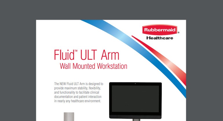 View of Fluid ULT Arm Wall Mounted Workstation datasheet