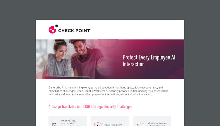 Workforce AI Security Solution Datasheet Thumbnail of asset available to download below