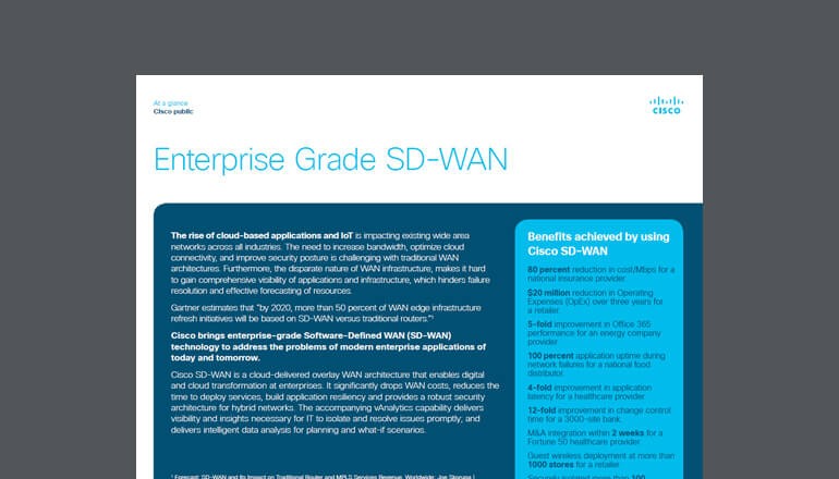 Enterprise Grade SD-WAN thumbnail