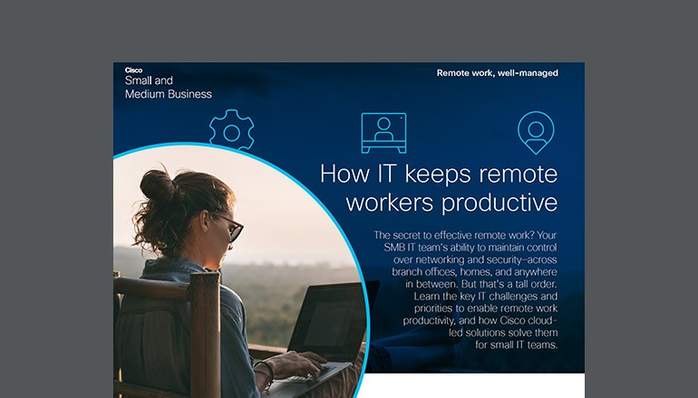 How IT Keeps Remote Workers Productive Thumbnail of asset available to download below