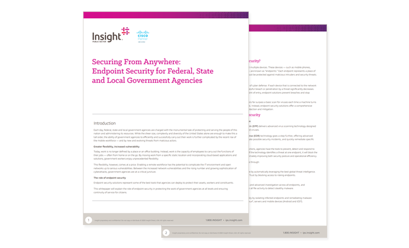Cover of  Cisco Securing from Anywhere whitepaper