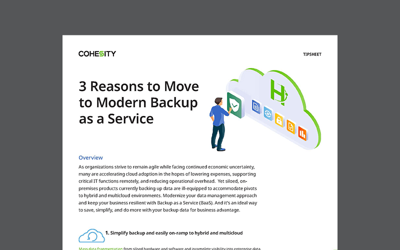 3 Reasons to Move to Modern Backup as a Service article thumbnail