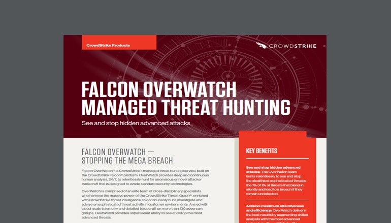 Falcon Overwatch Managed Threat Hunting thumbnail