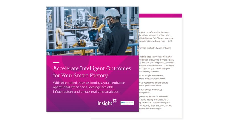 Accelerate Intelligent Outcomes for Your Smart Factory Asset available to download by filling out form