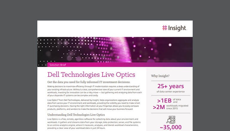 Dell Technologies Live Optics Thumbnail of asset available to download below