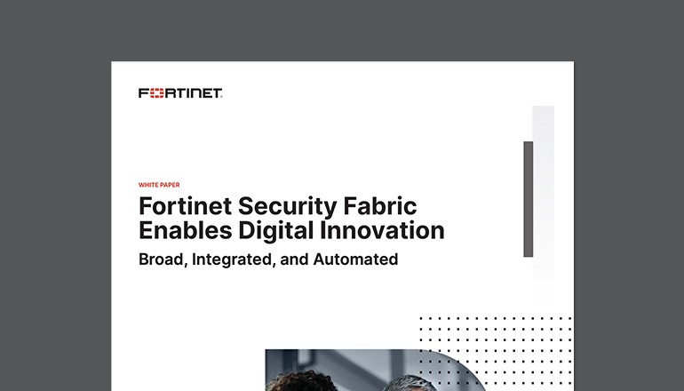 Fortinet Security Fabric Enables Digital Innovation thumbnail