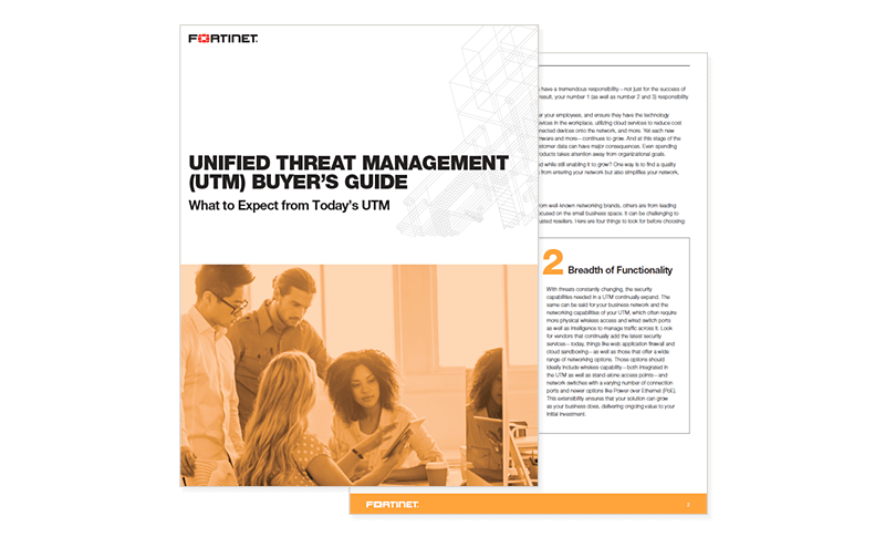 Fortinet Unified Threat Management Guide Fortinet Unified Threat Management Guide cover page