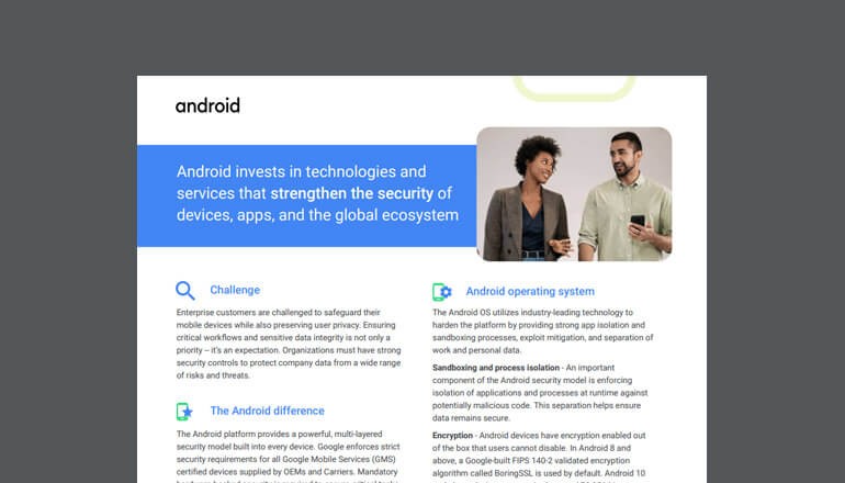 Android Enterprise Security Thumbnail of asset available to download below