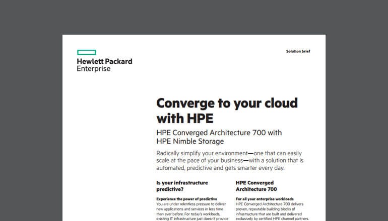 Converge to your cloud with HPE Thumbnail