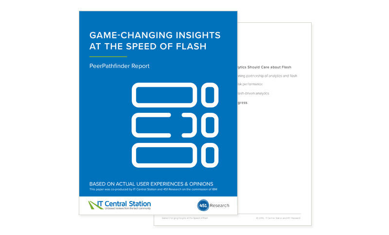 Game-changing insights at the speed of flash cover