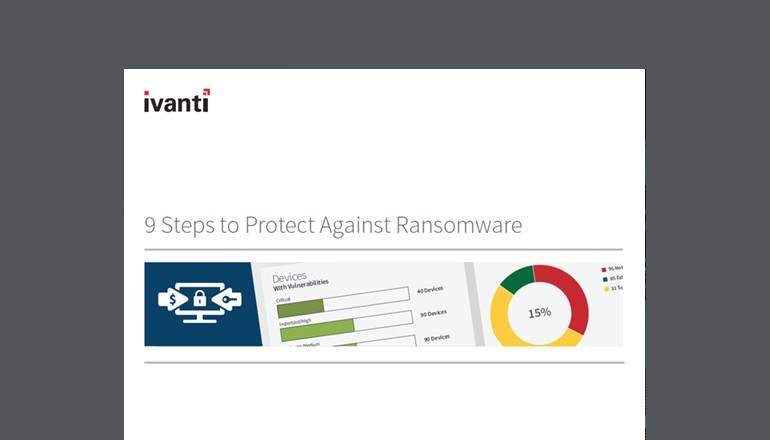 9 Steps to Protect Against Ransomware cover