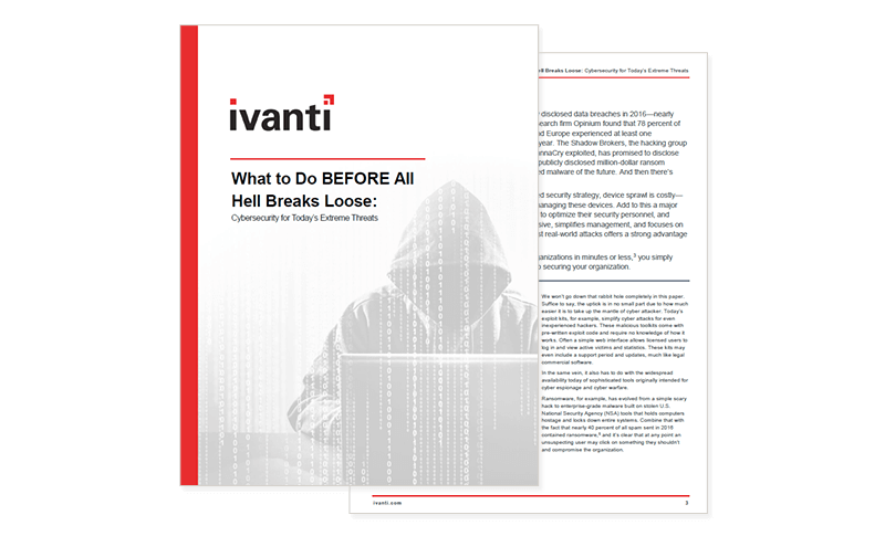 Cybersecurity for Today’s Extreme Threats whitepaper cover