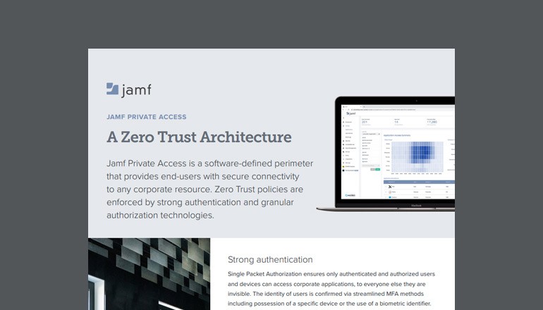 Jamf Private Access: A Zero Trust Architecture thumbnail