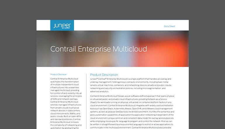 Contrail Enterprise Multicloud thumbnail