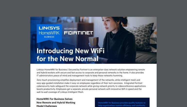 Introducing New WiFi for the New Normal Cover