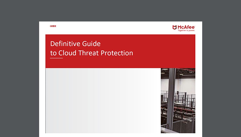 Cover of Definitive Guide to Cloud Threat Protection guide