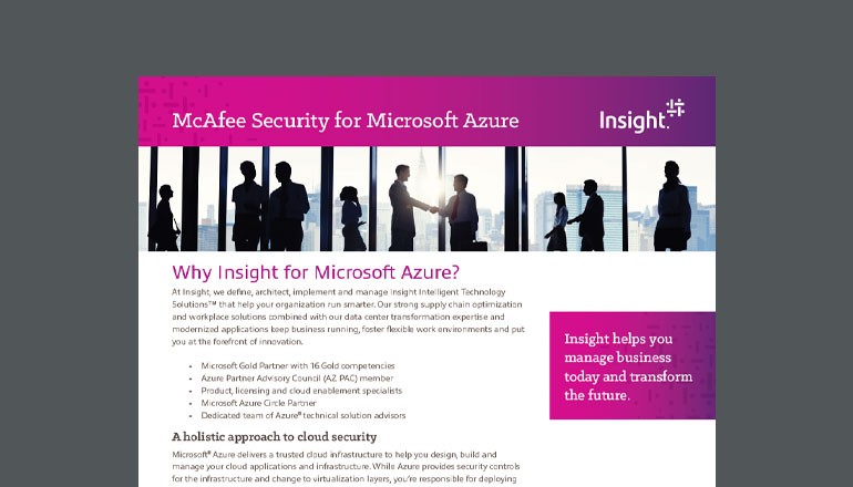 McAfee Security for Microsoft Azure thumbnail