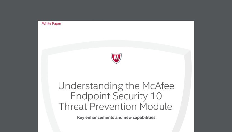 Understanding McAfee Endpoint Security 10 whitepaper cover