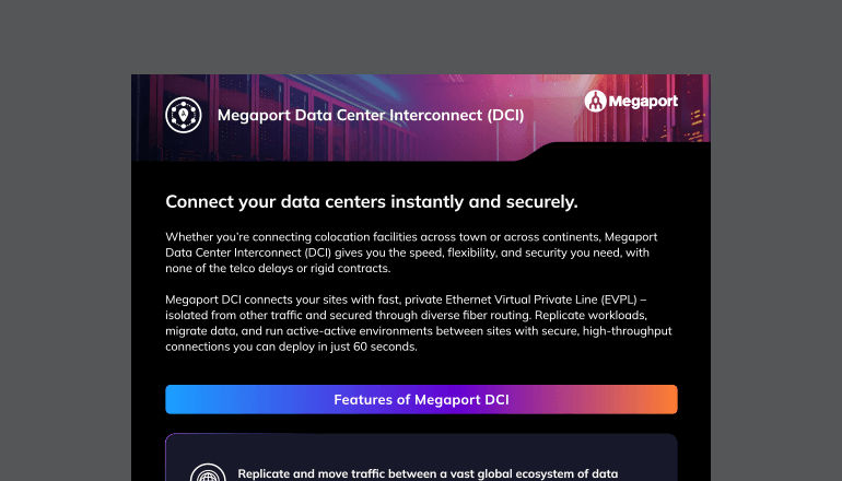 Megaport Data Center Interconnect Thumbnail of asset available to download below