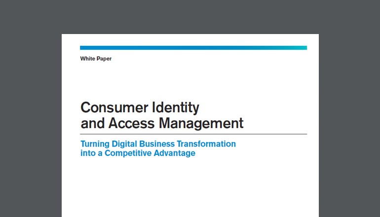 Consumer Identity and Access Management whitepaper cover