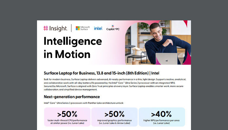 Surface Laptop for Business, 13.8 and 15-inch (8th Edition) | Intel Thumbnail of asset available to download below