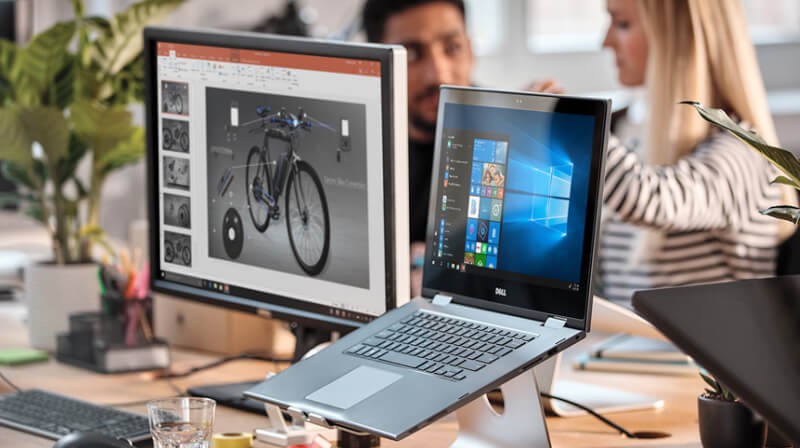 Desktop and laptop computer running Windows 10